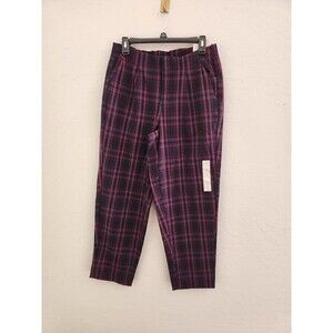 Cozy Plaid Pants - Size 6R